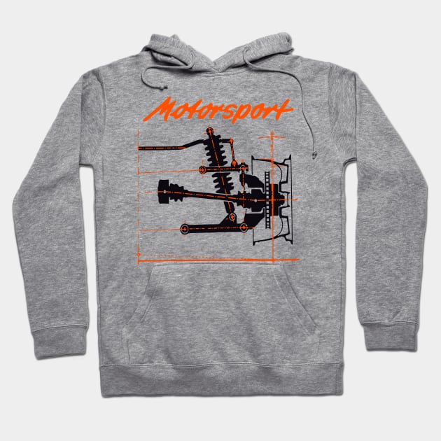 motorsport Hoodie by retroracing